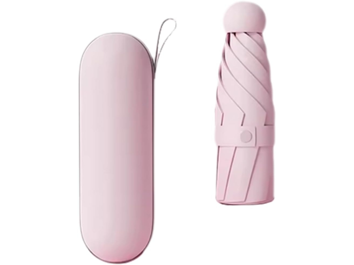 Mini Guarda chuva Anti uv para Dias Ensolarados e Chuvosos, Portátil com Revestimento Uv 6 SFUSHOS