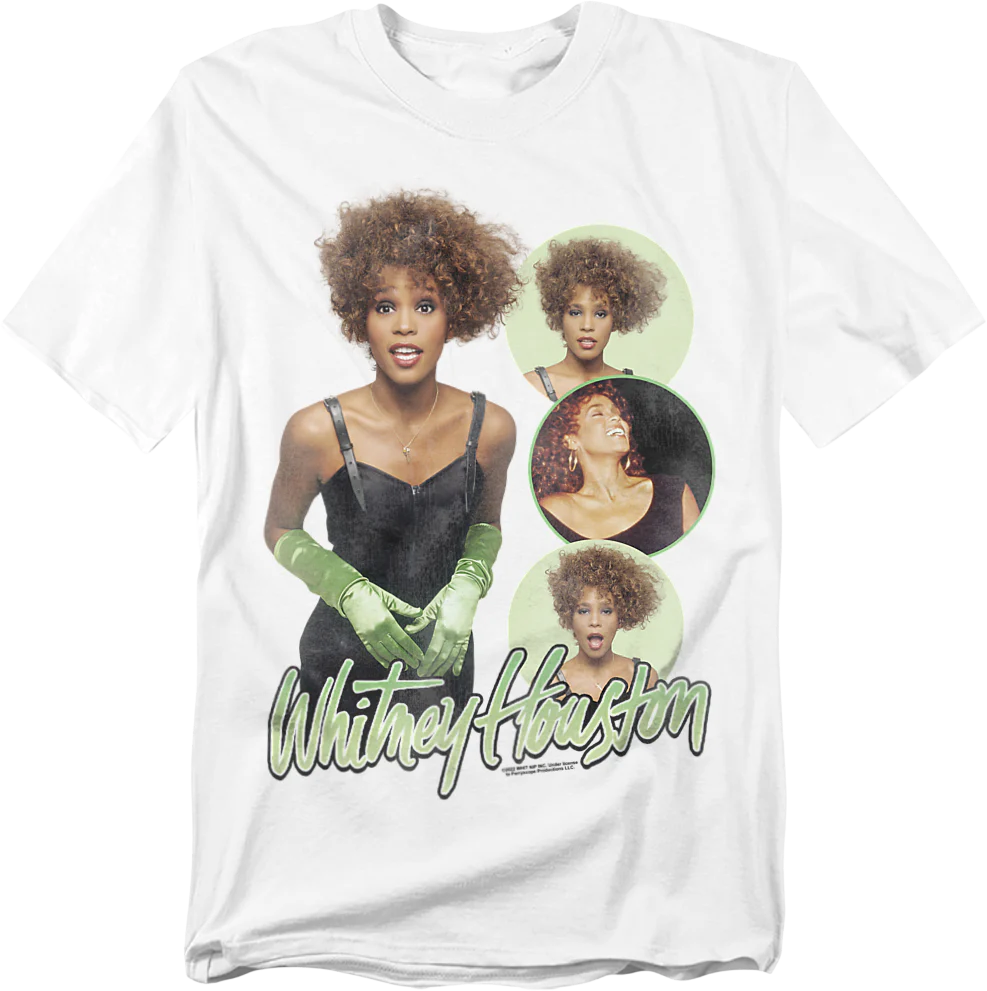 T-shirt Rockinstone Fashion Collage Whitney Houston(l)