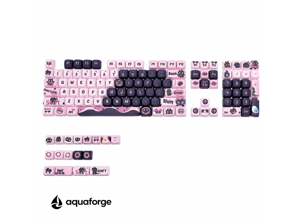 Conjunto 125 Teclas Para Teclado Mecânico Pbt
