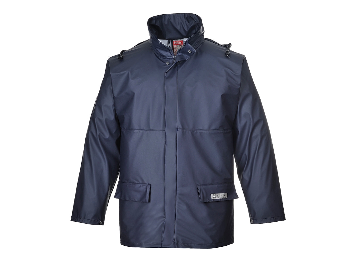 Capa De Chuva Sealtex Flame Proteção Impermeável E Leve / Marinho / M Portwest