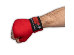 Boxe Mão Invólucros Vermelho 4M GORILLA WEAR