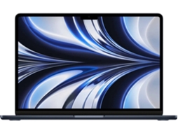 Macbook Air APPLE Z160_2_PO_CTO - Meia Noite (Recondicionado Flippers Como Novo - 13'' - Apple M2 8-core - RAM: 16 GB - 256 GB SSD - GPU 8-core)