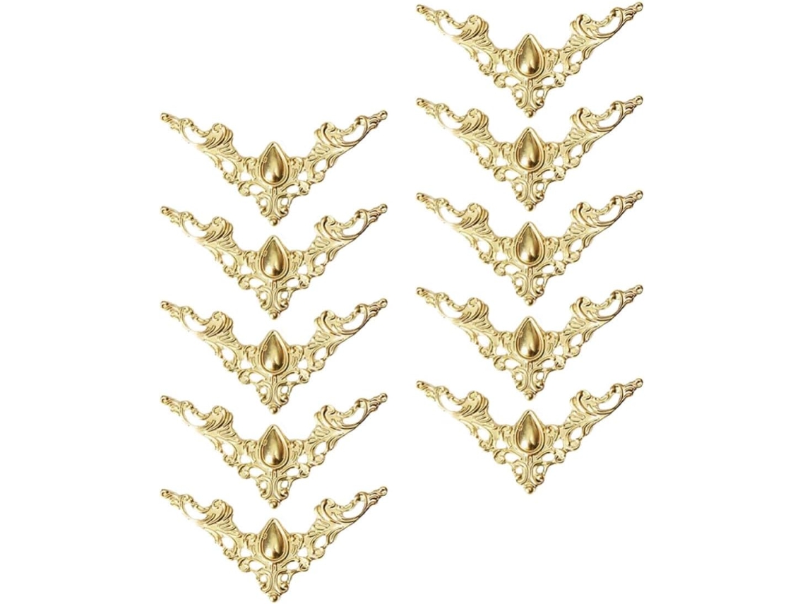 20 Proteções D'angle Para Livres Em Fer - Lote De 20 - Estilo Rétro Antigo - Decorativos E Robustos