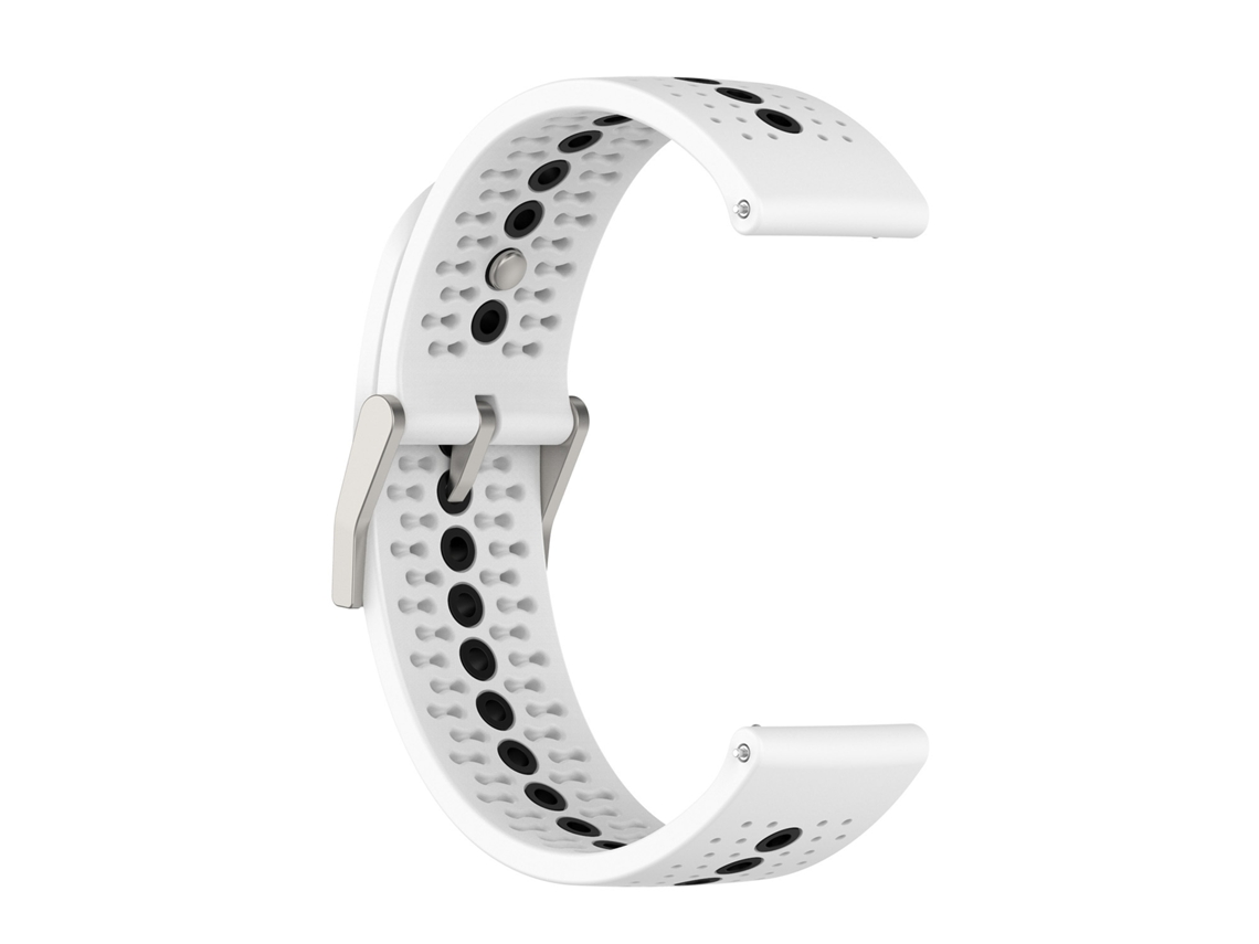 Pulseira para Relógio CZHHMART para Suunto 9 Baro/7/ D5/wrist Hr, 24mm, Couro Pu, Fivela Prateada, Preto