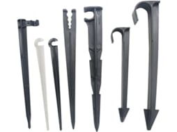 Conjunto de 100 a 200 Conexões para Mangueira Jardim, Suporte Pe 1/8, 1/4, 3/8, 1/2 e 3/4 Polegadas, S/MARCA