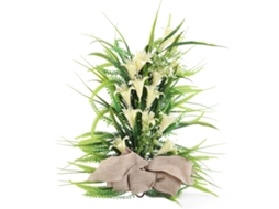 Wreath De Lírios Laxiscreed Decorativo Para Porta Na Páscoa, Ideal Para Entardes Festivas