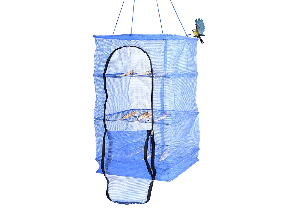 Rack Secador Peixe Legumes 4 Camadas