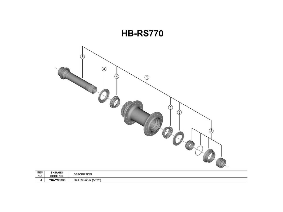 Shimano Hb-Rs770