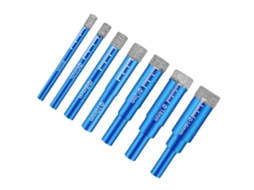 1 Abridor De Furos Diamante Para Granito, Azulejos Cerâmica E Vidro, 516 Mm Haste Redonda, Uso A Seco Ou Úmido