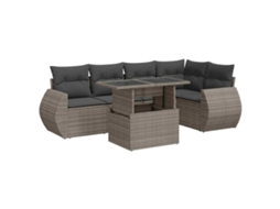 Garden Sofa Set, Garden Sofa Sets Vidaxl Cinzeto Rattan / Vime (n/a)