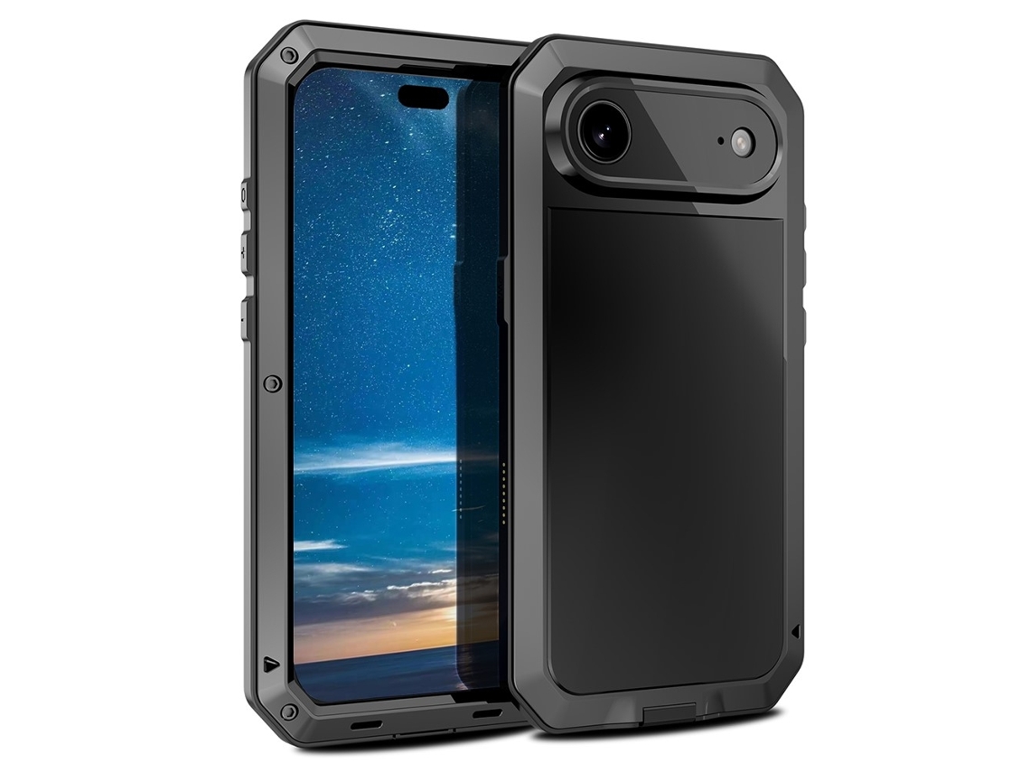 Capa Skalo Heavy Armor Para Iphone Air - Preta