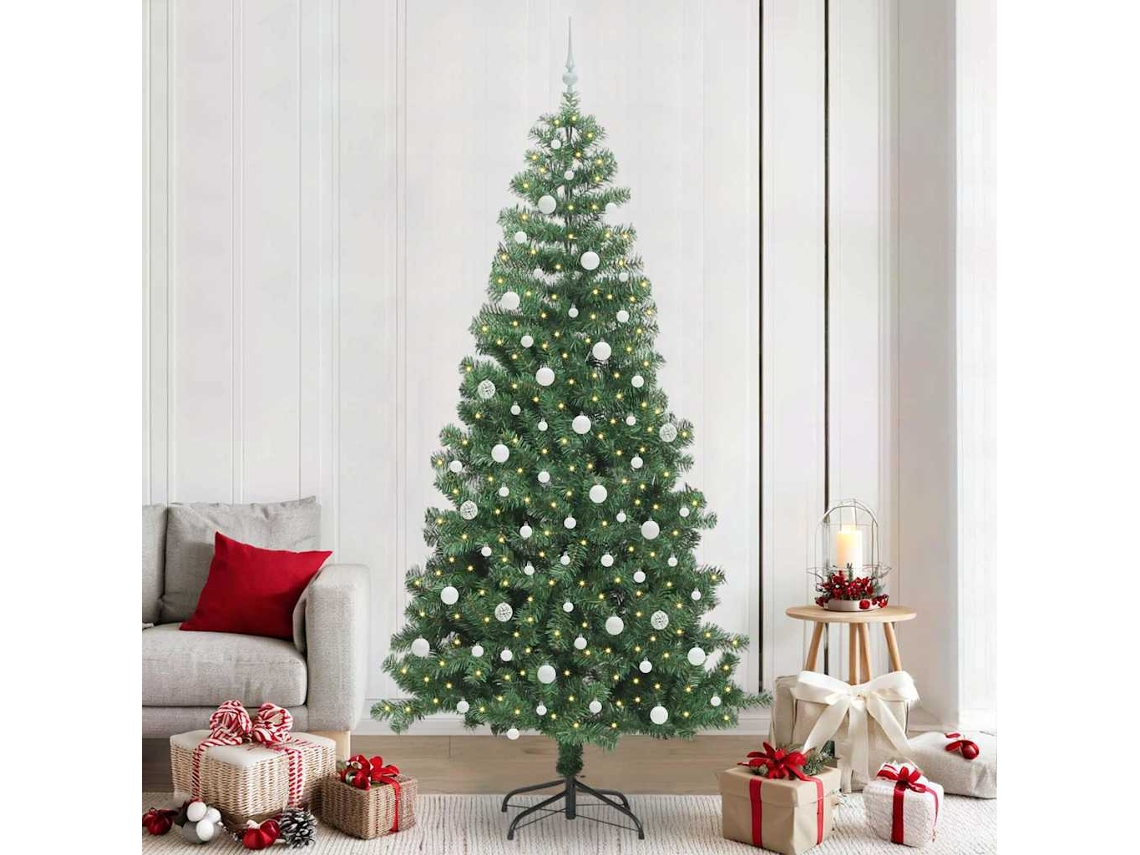 Vidaxl Árvore De Natal Verde 240 Cm Pvc