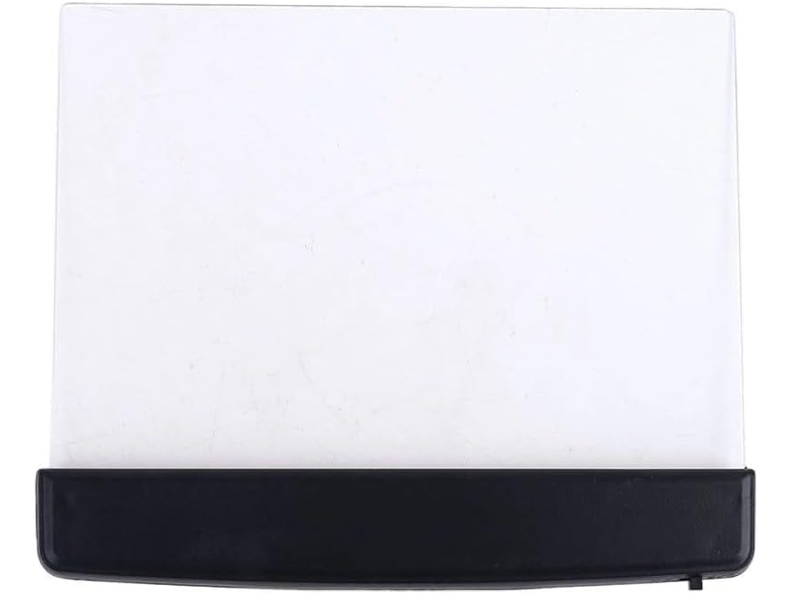 Luminária De Leitura Led Página Inteira Para Cama À Noite, Iluminação Clara, Design Flexível E Fino, Preta, 17cm 2