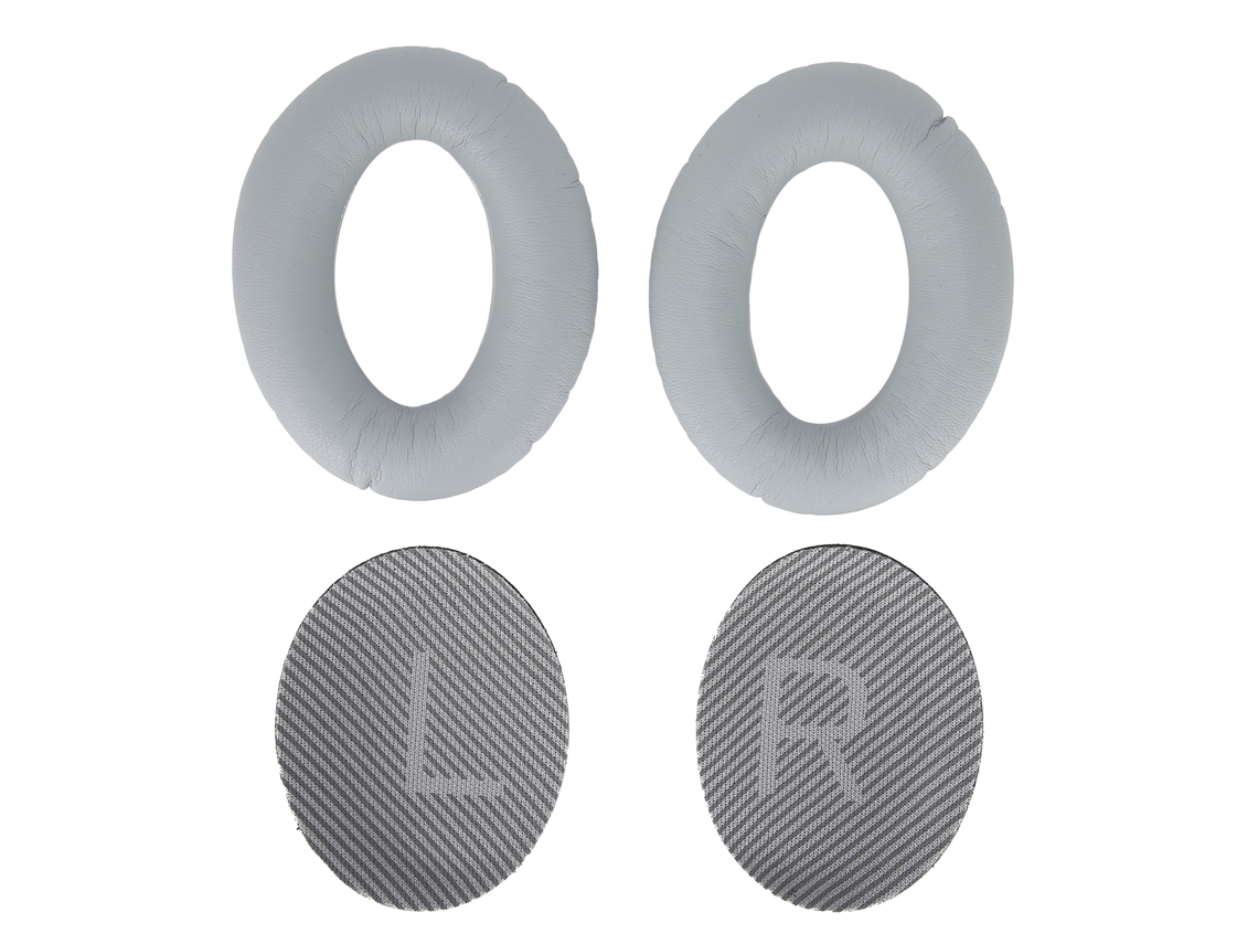Almohadillas de repuesto de espuma para auriculares, 35 unidades, cuero sintético gris | S/MARCA