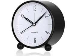 2026-reloj Despertador Silencioso Sin Tic Tac Con Luz Nocturna, Operado Por Batería Compacto