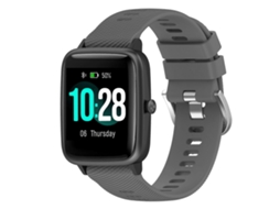 Pulseira De Silicone Texturizada Cruzada De 19 Mm Para Xiaomi Haylou Solar Ls01