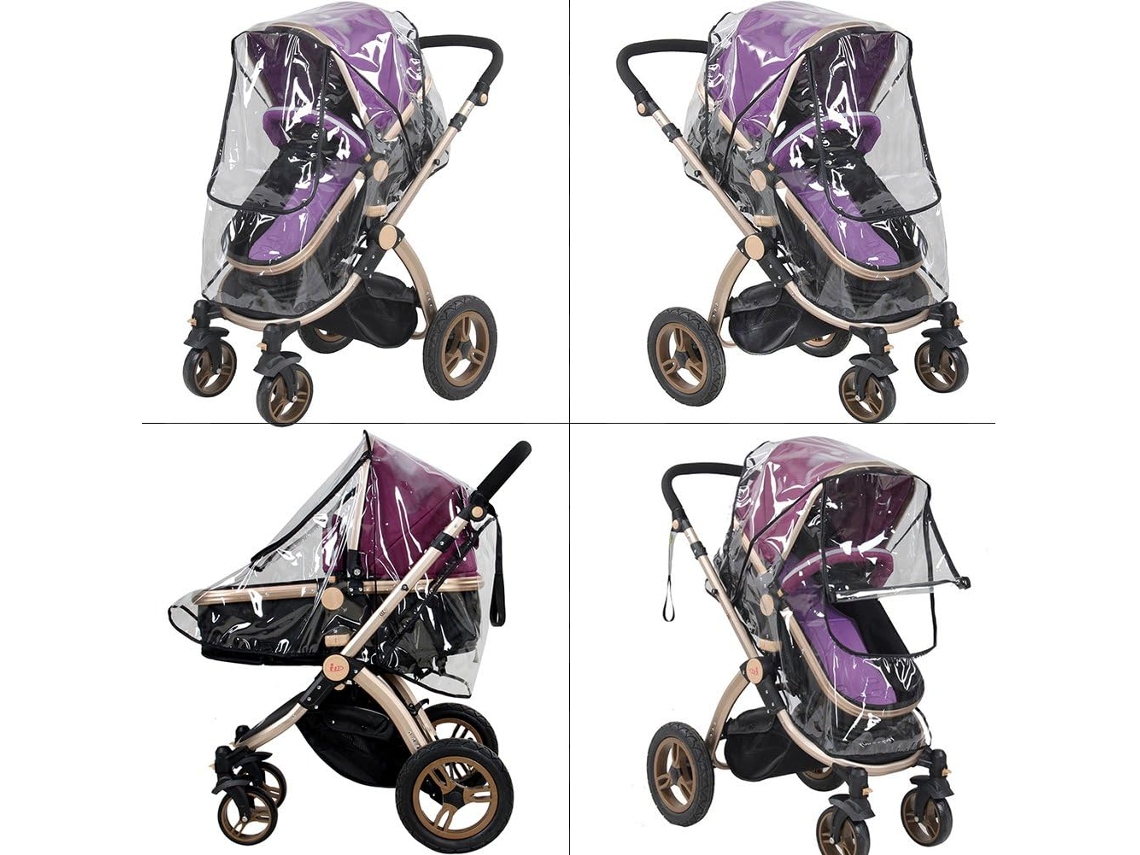 Capa de Chuva Universal para Carrinho de Bebê AQUAFORGE