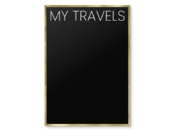 Magnetic Board My Travels For The Living Room Espelharte (70x100 Cm)