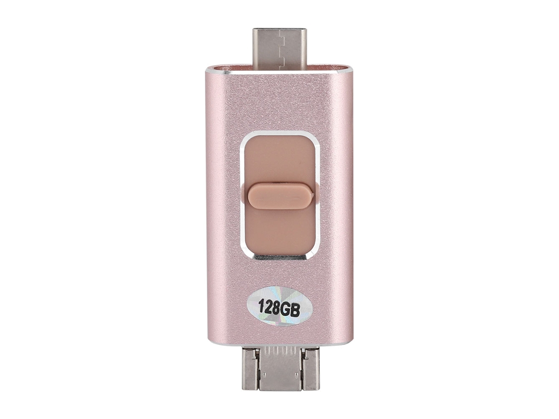 Pen Drive Usb 4 Em 1 Para Telefones Apple E Interface Type-c Android