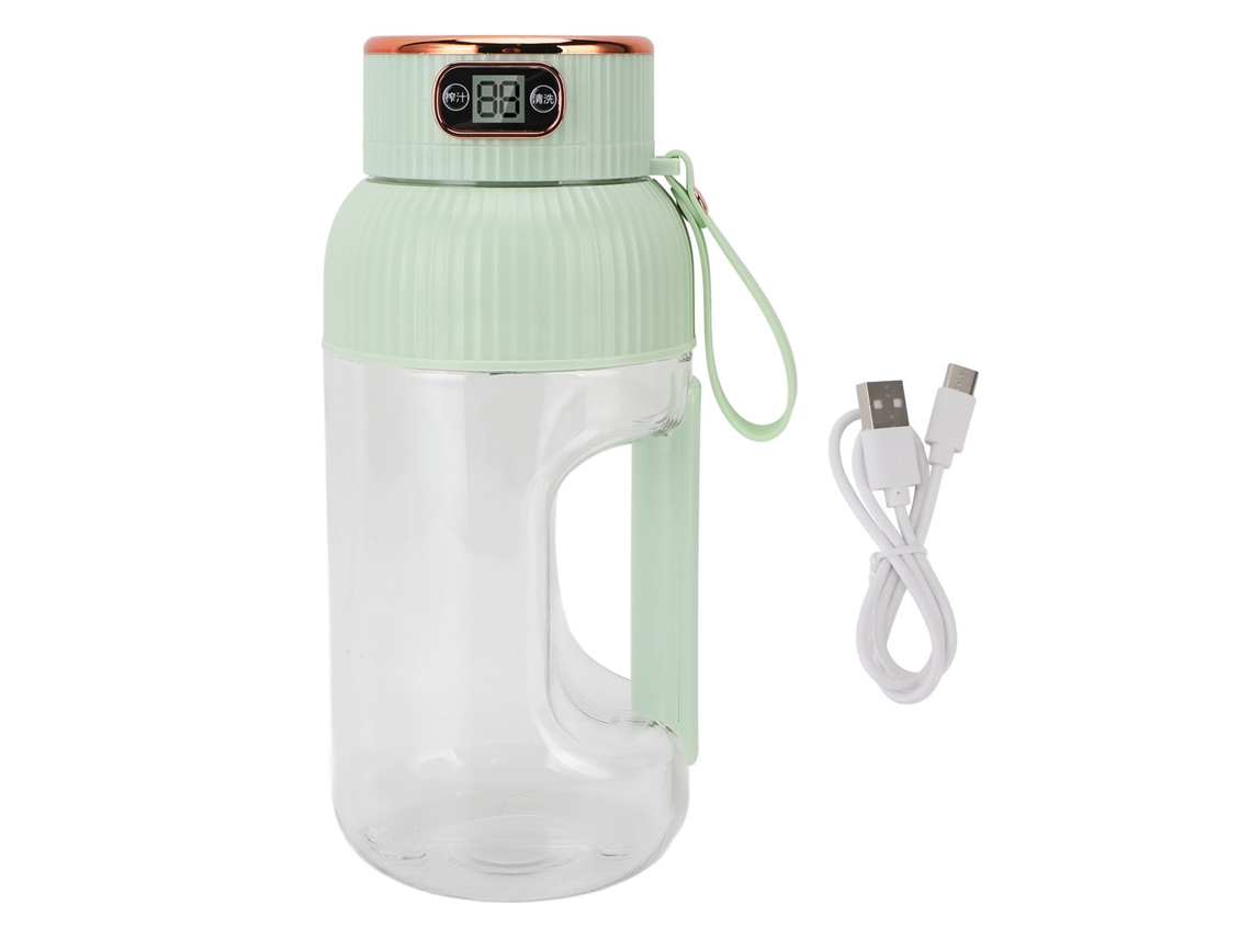 Caneca Liquidificador Portátil 150w 1200ml com Mini Motor para Viagem, Academia, Casa | S/MARCA