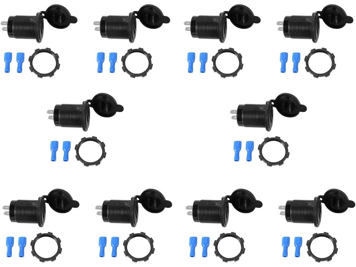 Carregador Usb Duplo com 10 Tomadas de 5v 4.8a para Barcos SFUSHOS