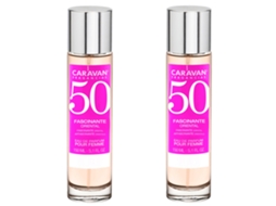 Conjunto de 2 Perfumes Femininos Nº50 150Ml CARAVAN