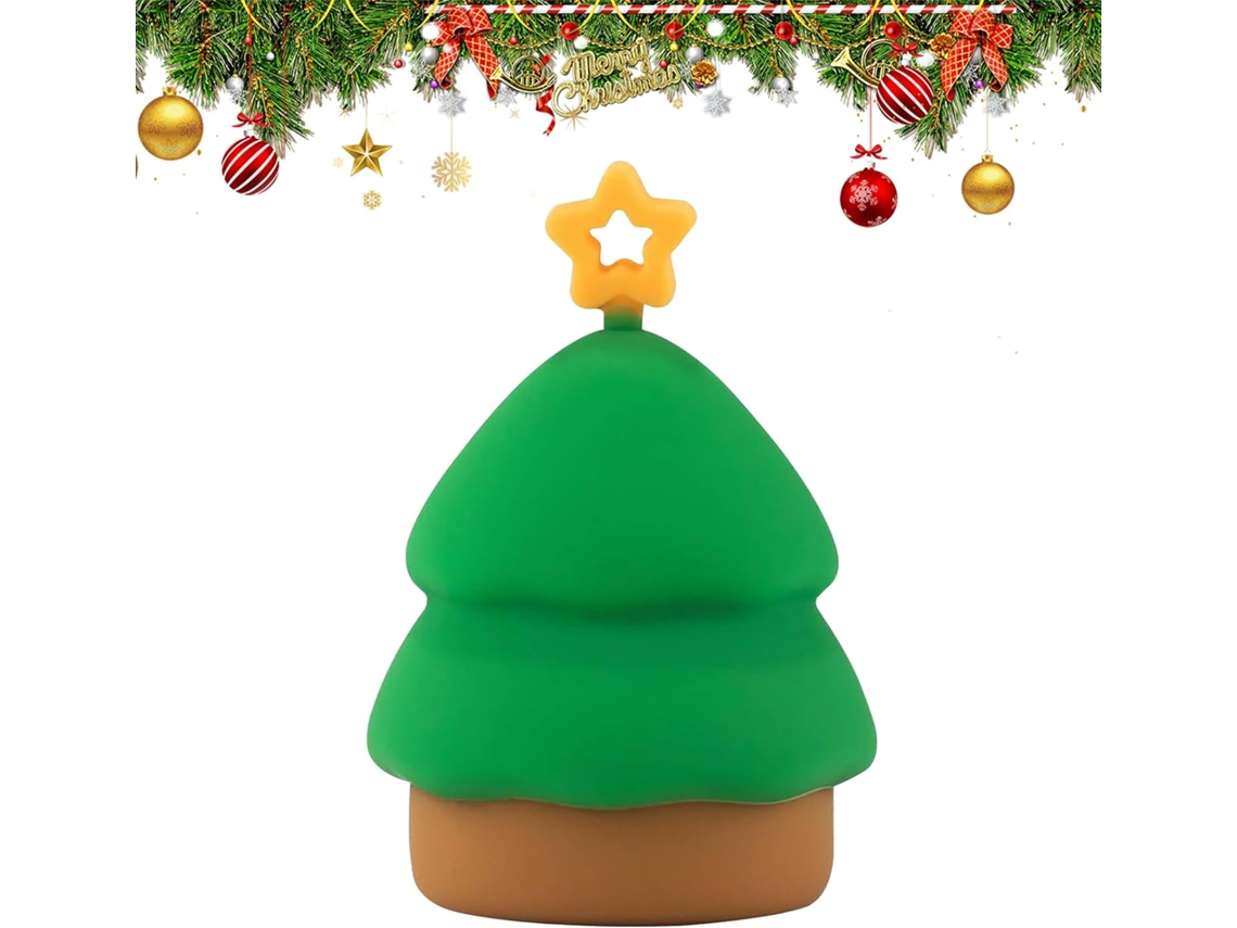 Luminária Noturna De Natal Em Formato De Árvore | Decoração Led Interna Com 3 Níveis De Intensidade, Gokoco