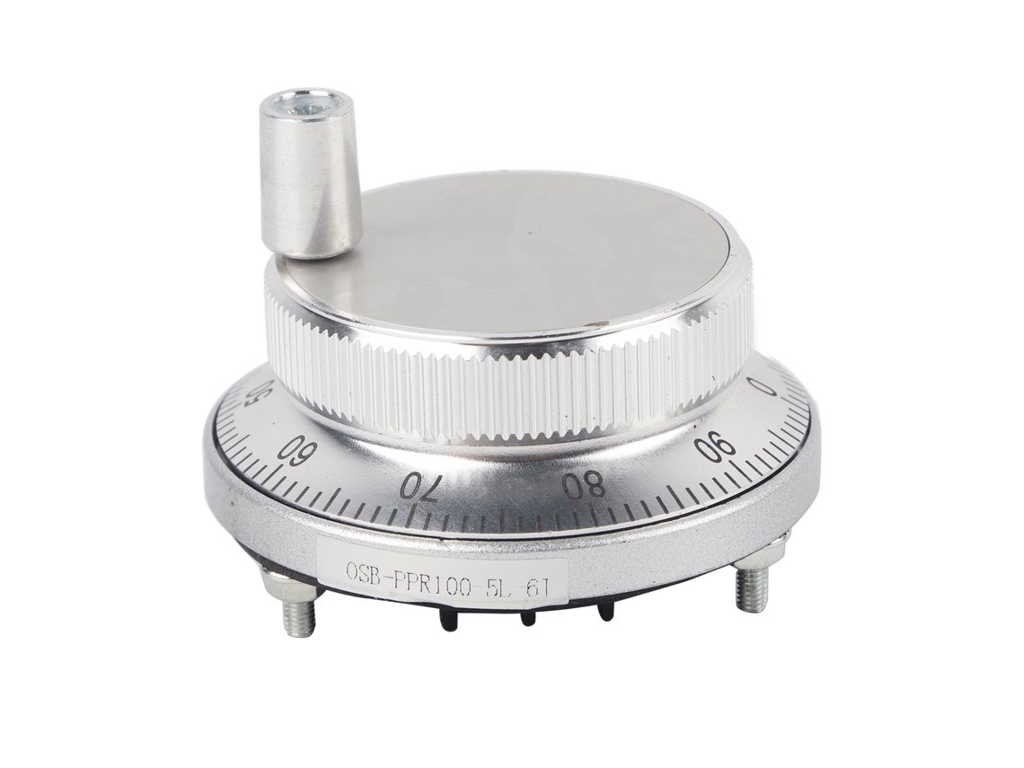 Codificador de Pulso de Roda Manual 5v 60mm para Sistema Cnc Controle Manual Branco