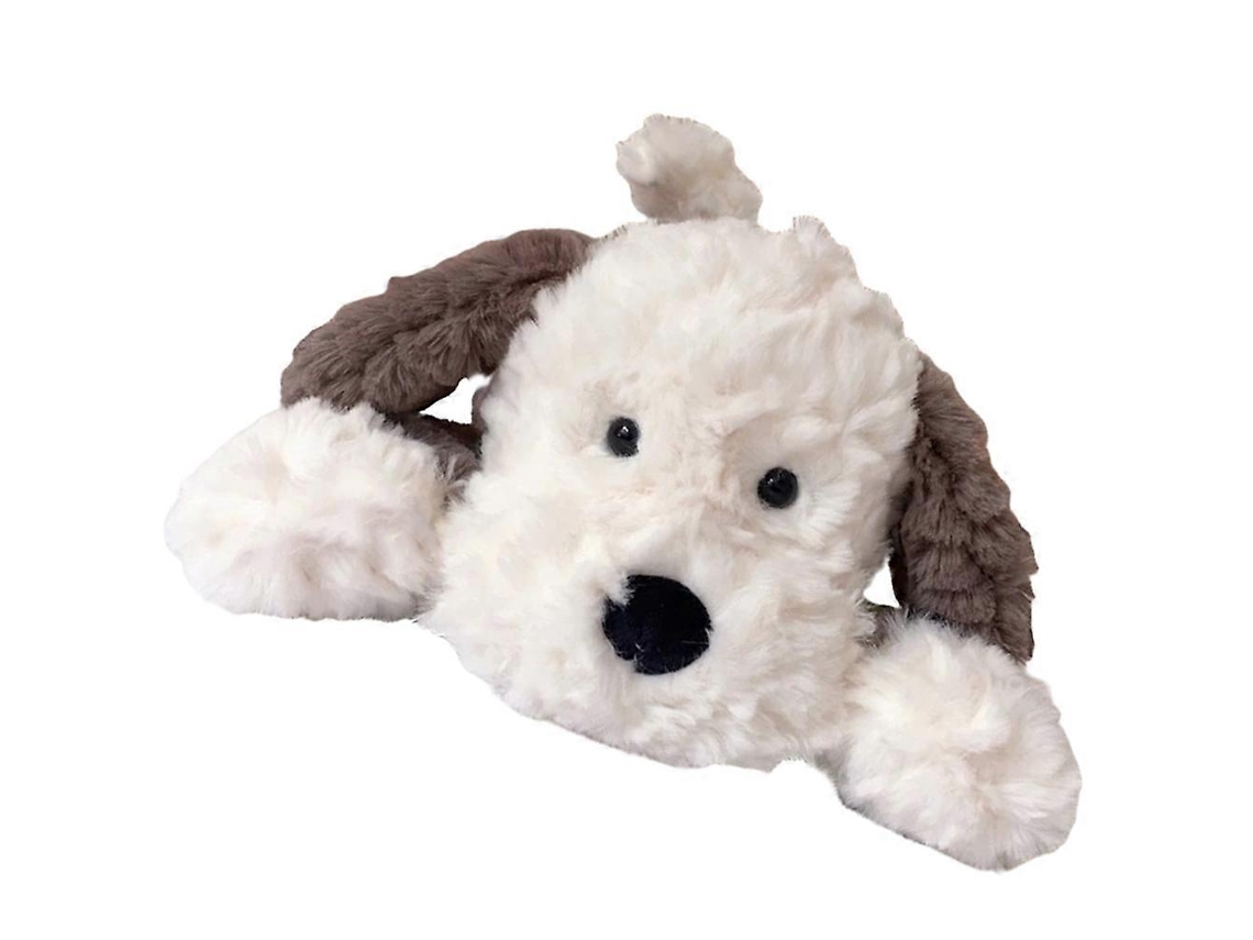 Cachorro De Pelúcia Marrom E Branco, Para Brinquedo