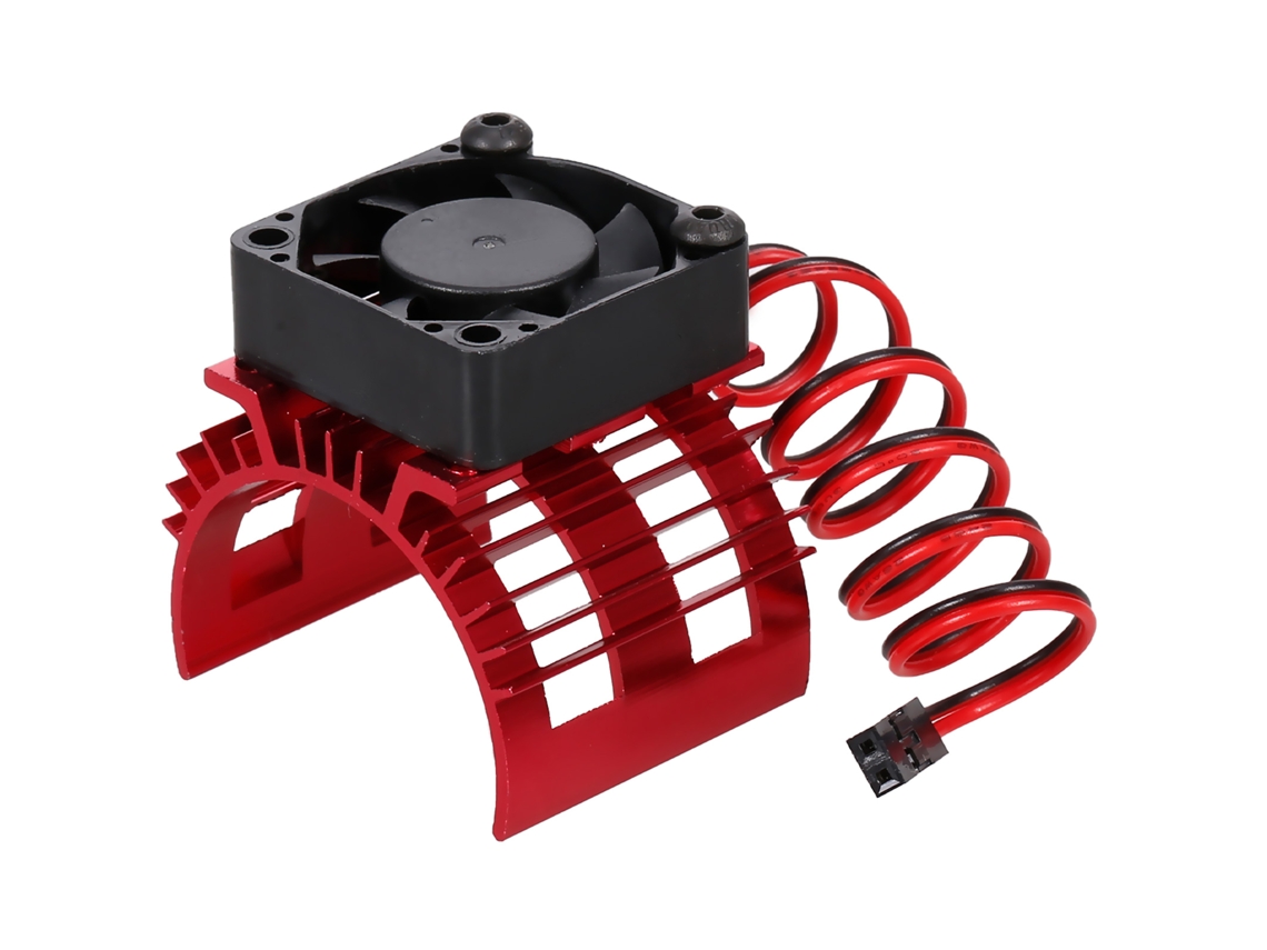 Dissipador De Calor Com Ventilador Para Motor Sem Escova 3650 Carro Rc 1/12 1/14 Wltoys A959-b A979-b 144001 124019