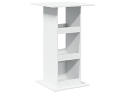 Mesa Bar com Arrumação Derivados Madeira Branco MAISON EXCLUSIVE (60x60x102 cm)