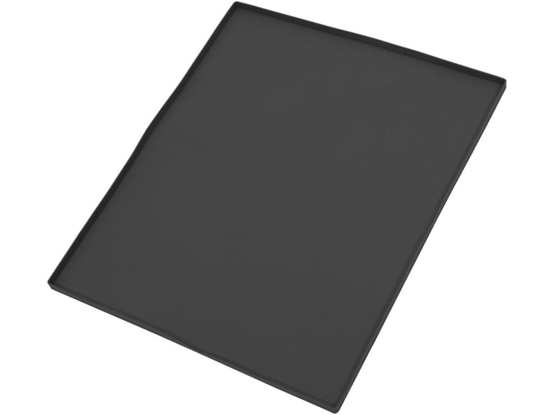 Capa Protetora De Silicone Preta Para Máquina De Lavar E Secar Roupa, Tapete Multifuncional Resistente À