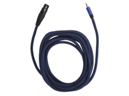 Lurelia Cabo Xlr Macho/fêmea 3,5 Mm 5 M, Balanceado, Para Microfones, Mixer, Amplificador E Colunas Ativas
