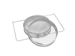 Filtro De Malha Duplo Em Aço Inox Laxiscreed Para Filtrar Mel E Eliminar Impurezas