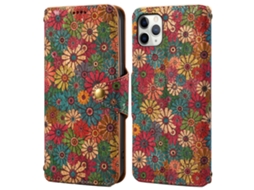 Capa Para Iphone 11 Pro Max Pele Sintética Verde