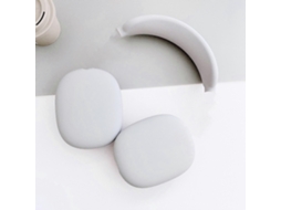 Capa Protetora De Silicone Para Fone De Ouvido 3 Em 1 Para Airpods Max (branca)