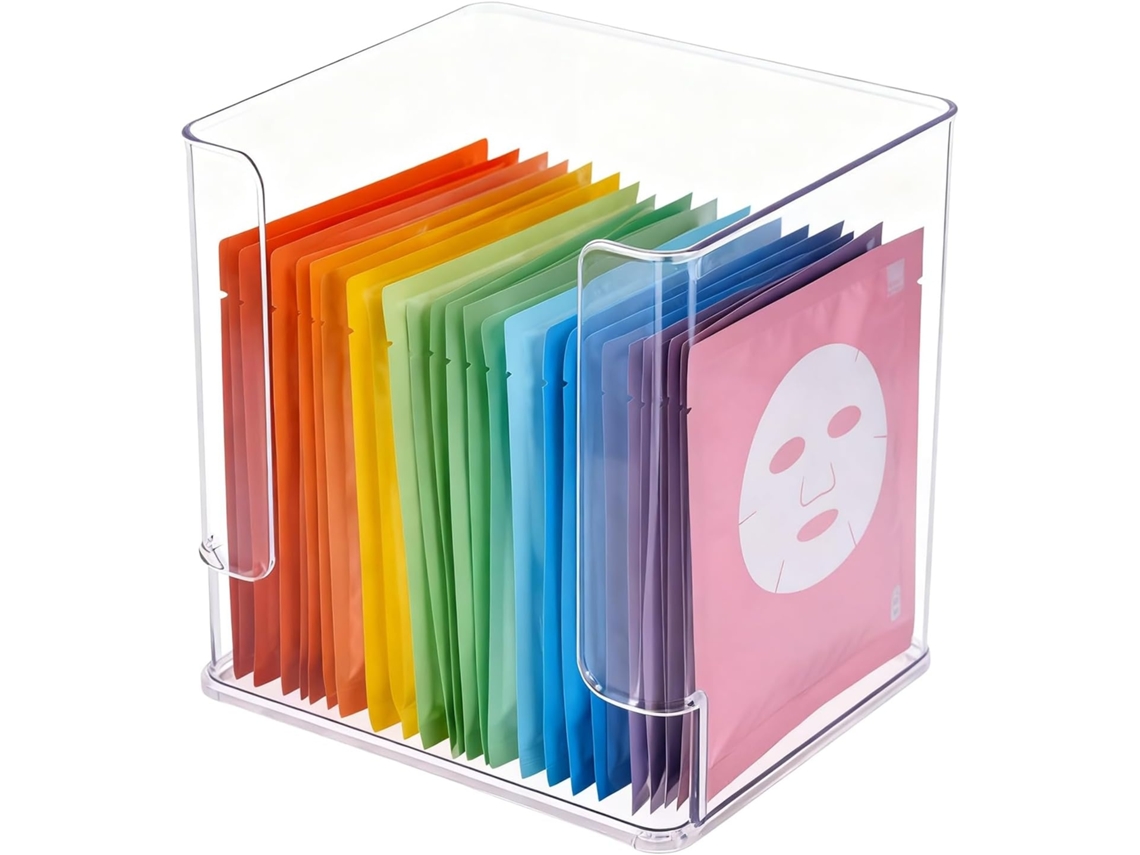 Lurelia Organizador Maquilhagem Transparente Em Acrílico Para Escritório E Casa