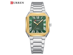 Relógio Masculino Quadrado MDUG, minimalista, pulseira de aço, grande, casual