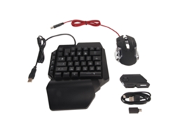 Conjunto de conversor de teclado e mouse para jogos EOOCOO