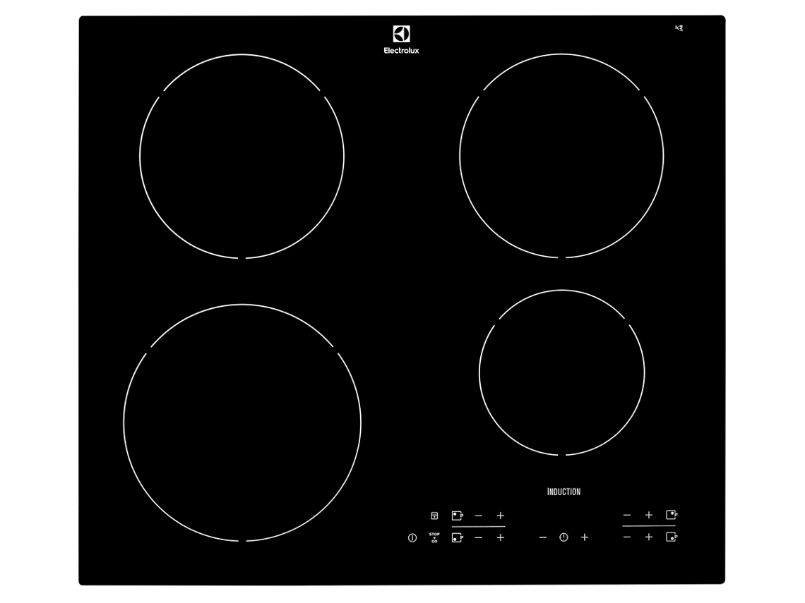 Placa de Indução ELECTROLUX EHH6340FOK (Elétrica - 59 cm - Preto)