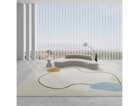 Tapetes para Área de Sala de Estar e Carpetes Antiderrapantes para Decoração de Casa Luxo Leve 02- EVELTEK 240x340cm