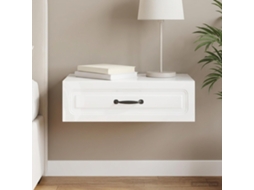 Vidaxl Mesa Lateral De Parede Branco Brilhante 59 X 34,5 X 17 Cm