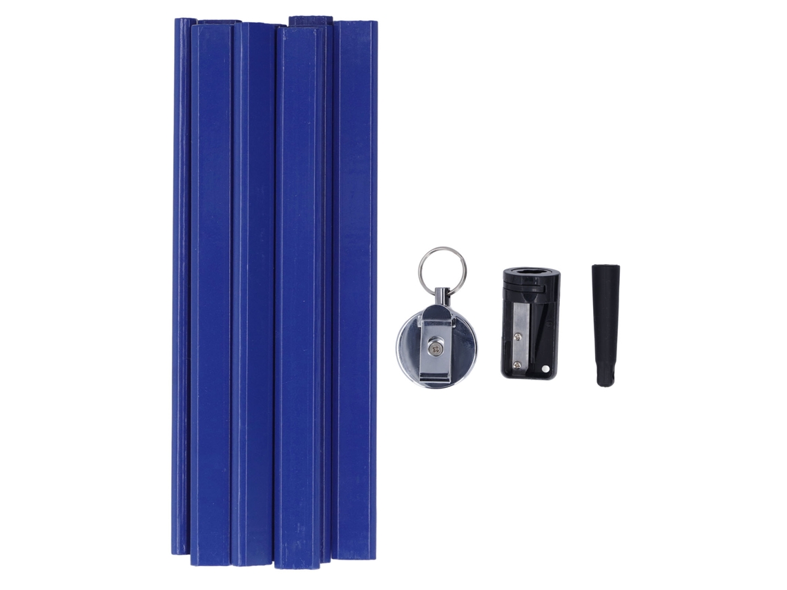 Conjunto de Lápis de Carpinteiro Primerox 7in com Afiador e Suporte