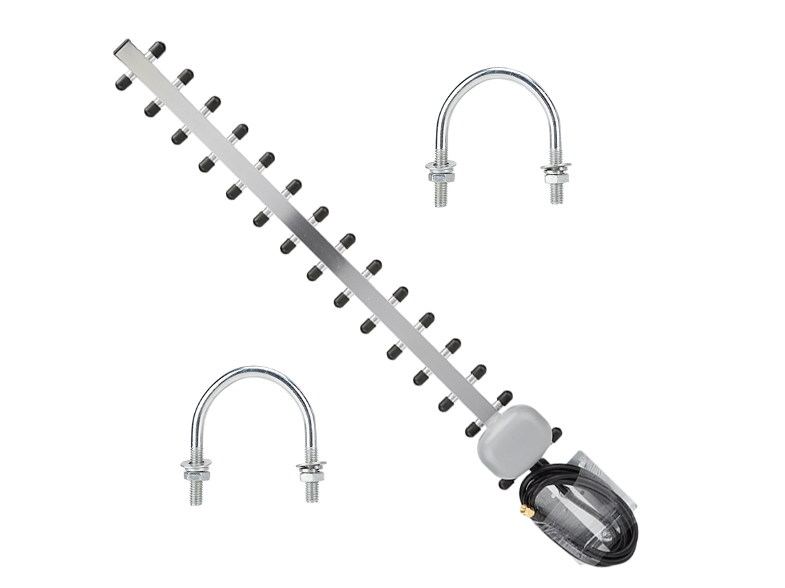 Aetheria antena Yagi Direcional 16 Unidades 25dbi Alta Ganho para Roteador Wireless Placa de Rede