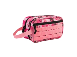 Bolsa Tática De Higiene Pessoal, Design Compacto, Material Durável, Camo Rosa