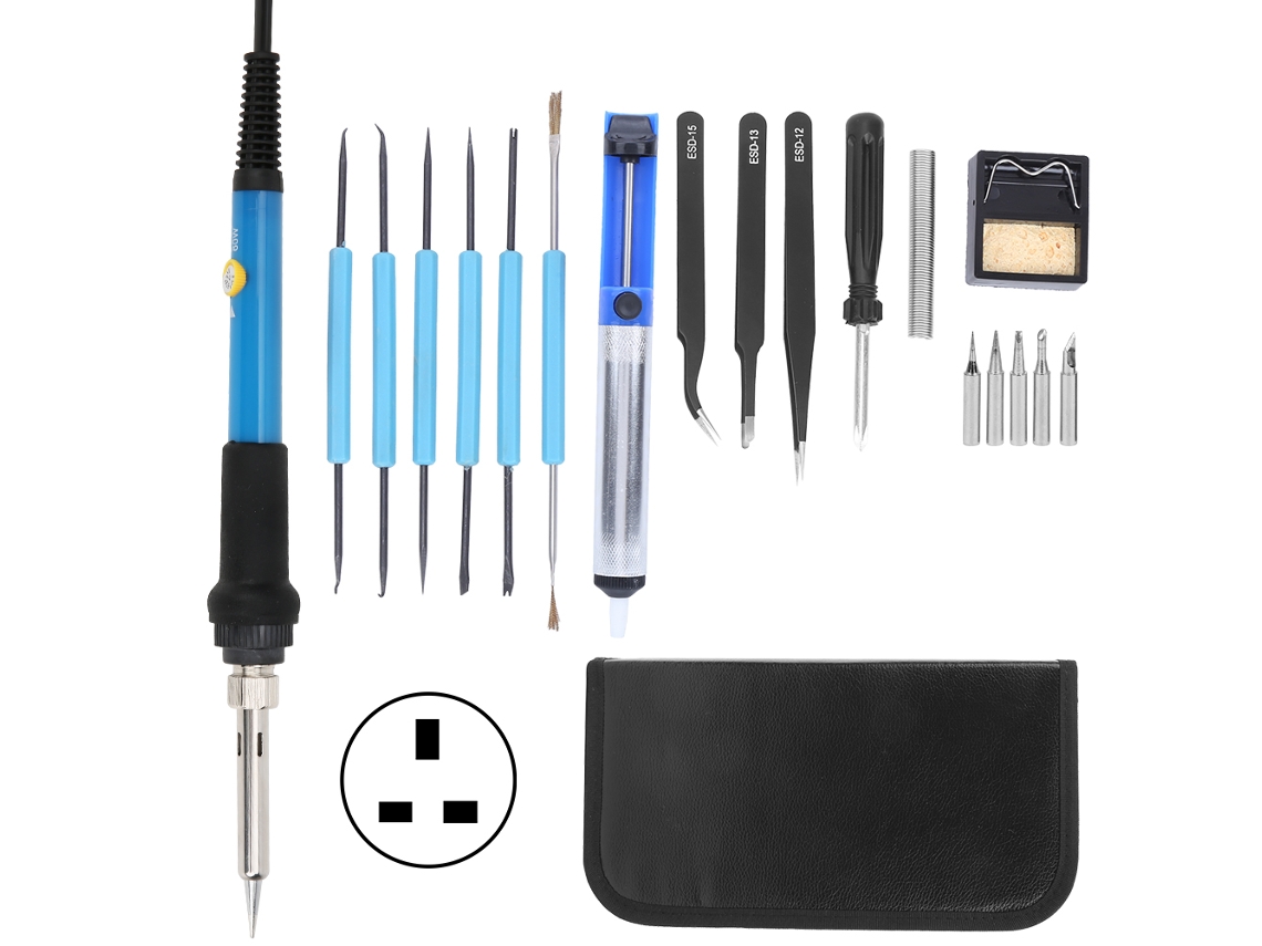 Kit De Chave De Solda Elétrica De 60w Vante (aquecimento Rápido, Temperatura Ajustável)