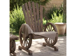 Vidaxl Cadeiras Adirondack Para Jardim 4 Pcs Madeira De Abeto Maciça