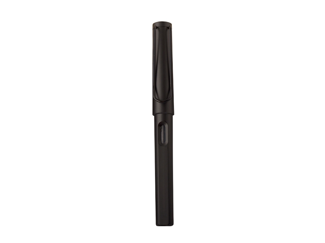 Caneta-Tinteiro com Cartucho de Tinta Morandi Estojo de Metal para Caneta Iridium Ponta Da Caneta Aparência Ponta de 0,38 Mm Fluxo Suave Par Preto