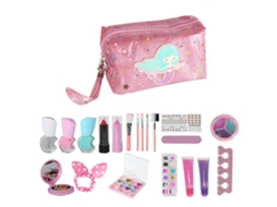 Promoção Conjunto De Maquiagem Para Meninas, Kit De Cosméticos Laváveis ​​de Verdade, Presente De Natal Para Crianças Olysi Shop