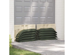Vidaxl Sacos De Areia 100 Unid. Verde Escuro 100 X 25 Cm Hdpe